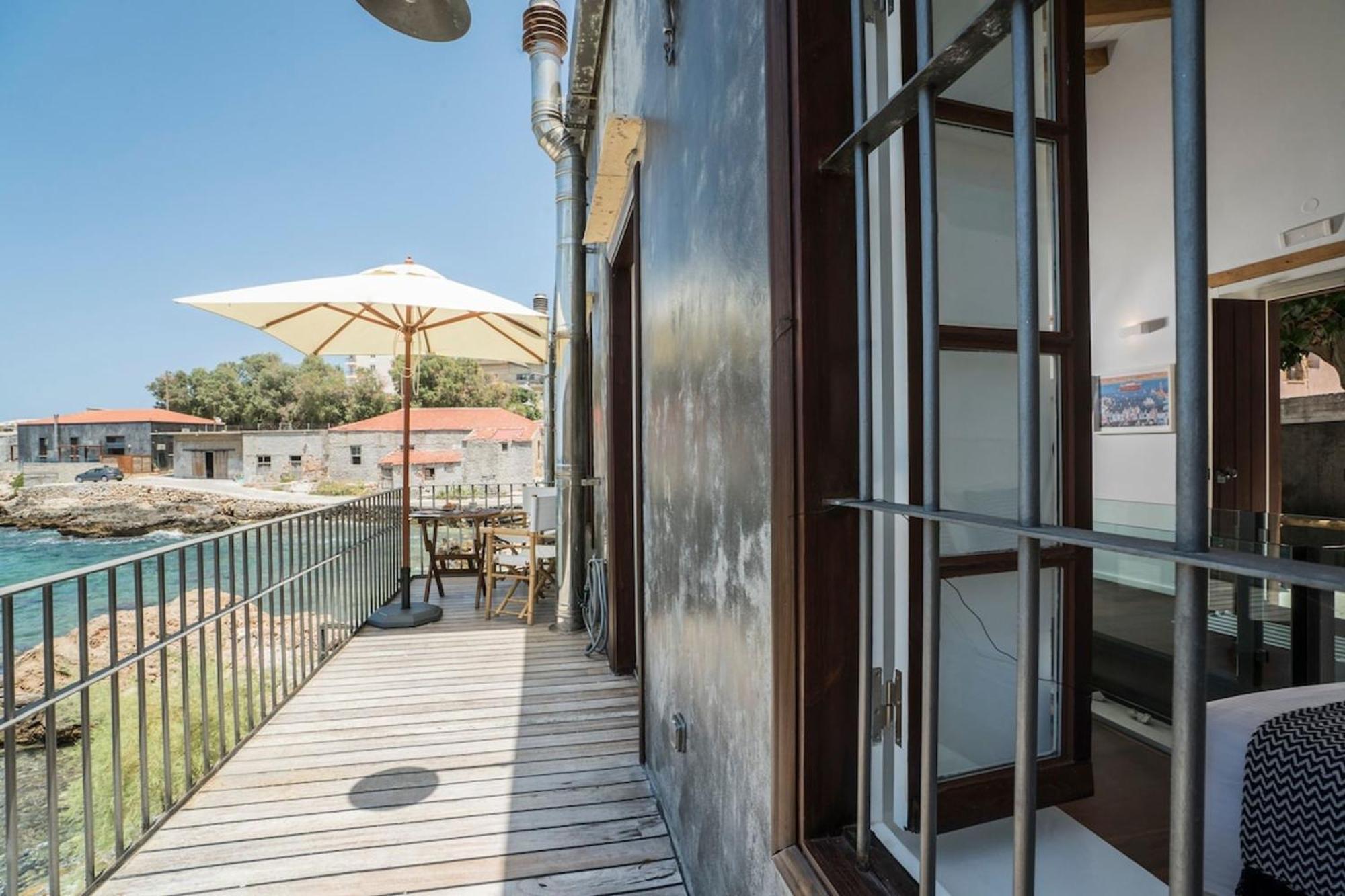Kito- Transformed House On The Water'S Edge Villa Chania  Bagian luar foto